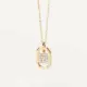 Mini Letter M Necklace