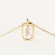 Mini Letter K Necklace